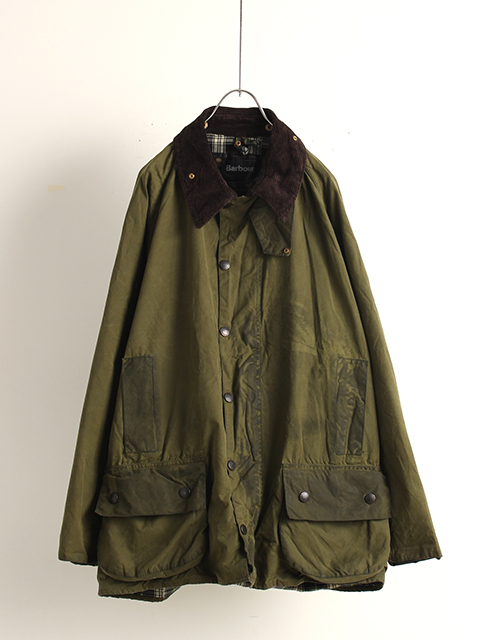 ビューフォート Barbour オイル ジャケット バブアー 濃茶　ビッグサイズ着丈77