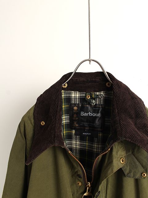 USED】OIL OUT BARBOUR BEAUFORT LIGHT OLIVE size50-毎日を楽しく豊か 