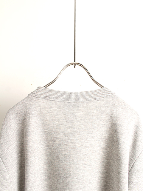 USED】00s H＆M CREW NECK SWEAT LIGHT GRAY 'TOKYO' size-L-OIKOS