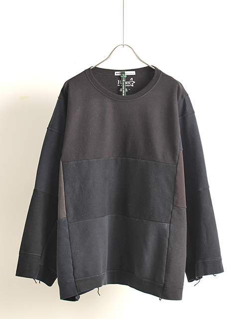 サニーサイドアップ23AW15スウェットブラック