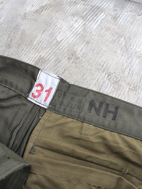 USED】FRENCH ARMY M-47 CARGO PANTS SIZE31 - OIKOS 毎日を楽しく豊か ...