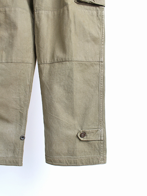USED】FRENCH ARMY M-47 CARGO PANTS SIZE 33？ - OIKOS 毎日を楽しく 