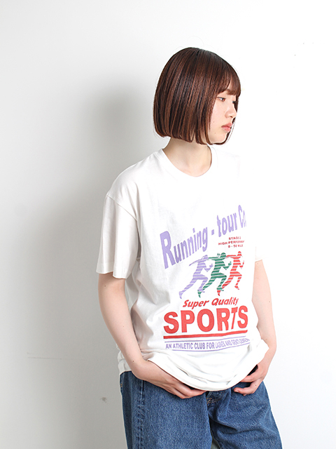 コンニチハボンジュール ランニング Tシャツ