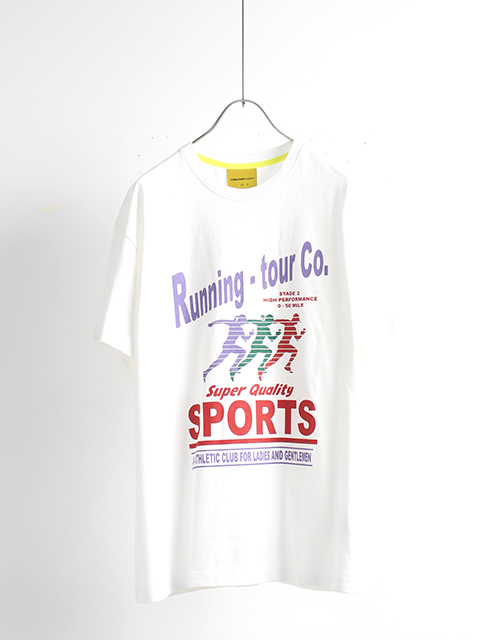 コンニチハボンジュール ランニング Tシャツ