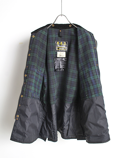 Barbour 旧3ワラント BEDALE ブラック サイズ42 バブアー ビデイル