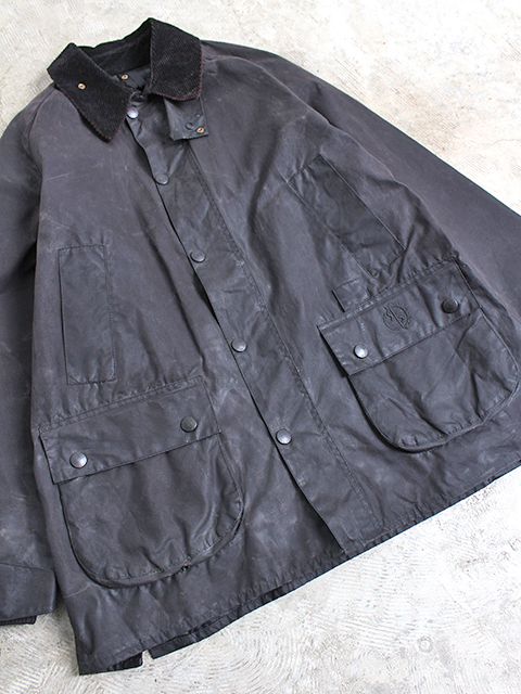 Barbour 旧3ワラント BEDALE ブラック サイズ42 バブアー ビデイル