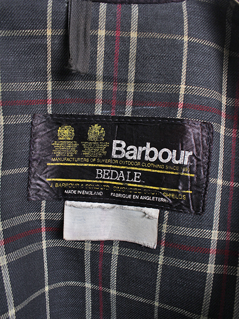 Barbour 2ワラント BEDALE ネイビー サイズ不明 バブアー ビデイル