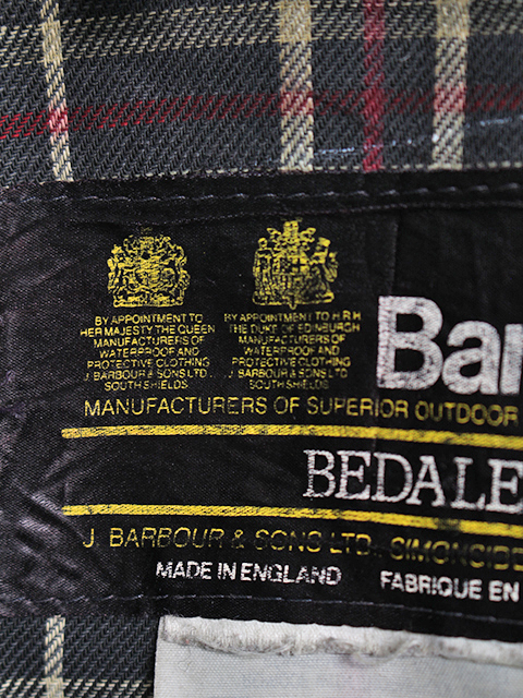 Barbour 2ワラント BEDALE ネイビー サイズ不明 バブアー ビデイル