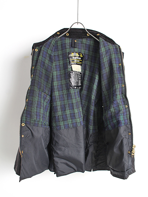 Barbour 旧3ワラント BEDALE ブラック サイズ48 バブアー ビデイル