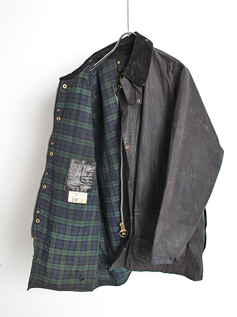 Barbour 旧3ワラント BEAUFORT ブラック サイズ46 バブアー ビューフォート