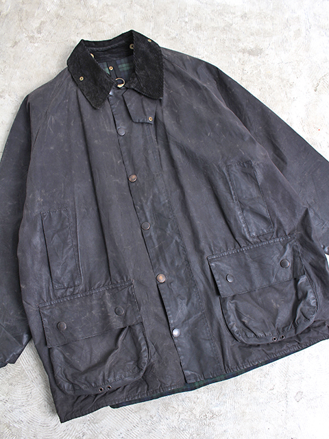 Barbour 旧3ワラント BEAUFORT ブラック サイズ46 バブアー ビューフォート