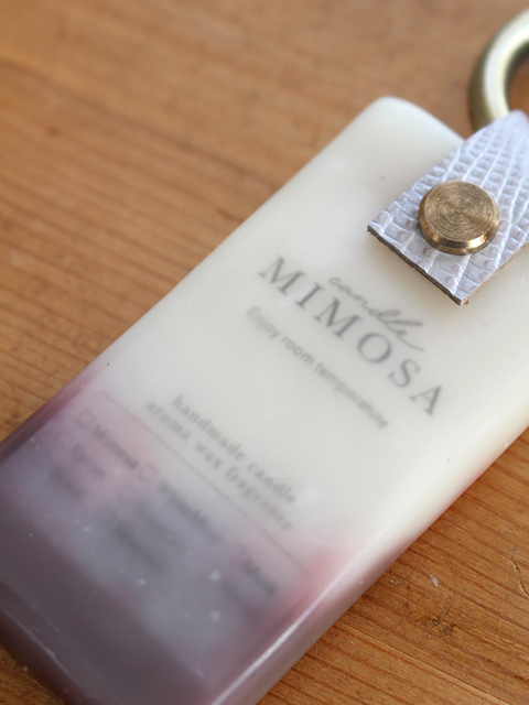 candle MIMOSA Color Aroma Wax キャンドルミモザ カラーアロマワックス キャンドルキーホルダー