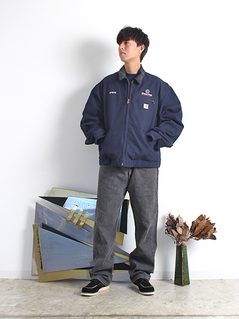 OLD CLOTHES】90s Carhartt DETROIT JACKET NAVY - 毎日を楽しく豊かにする洋服・雑貨を取り扱う正規代理店