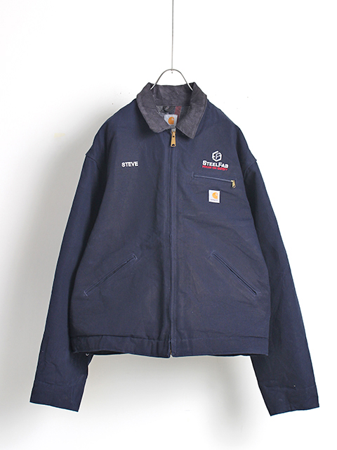 OLD CLOTHES】90s Carhartt DETROIT JACKET NAVY - 毎日を楽しく豊かにする洋服・雑貨を取り扱う正規代理店