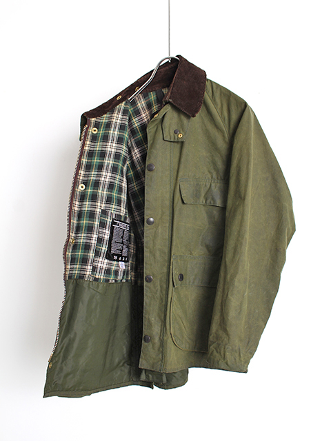 Barbour BEDALE セージ サイズ38 旧3ワラント 4ポケット バブアー ビデイル