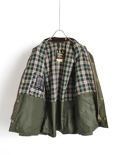 Barbour BEDALE セージ サイズ38 旧3ワラント 4ポケット バブアー ビデイル