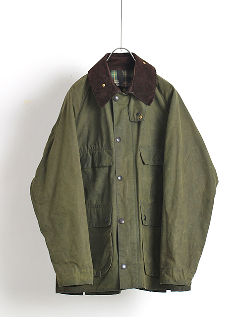 Barbour BEDALE セージ サイズ38 旧3ワラント 4ポケット バブアー ビデイル