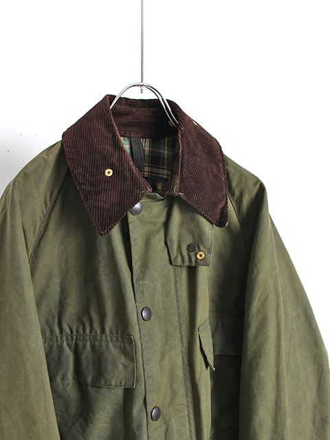 Barbour BEDALE セージ サイズ38 旧3ワラント 4ポケット バブアー ビデイル