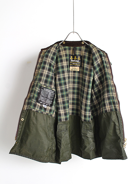 Barbour BEDALE Sage サイズ34 旧3ワラント 4ポケット バブアー ビデイル セージ