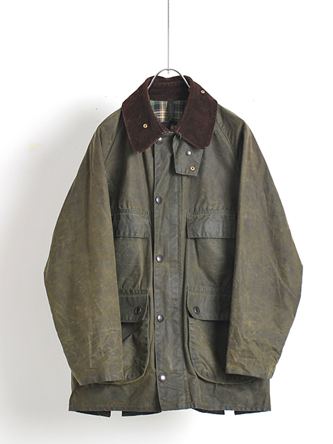 Barbour BEDALE Sage サイズ34 旧3ワラント 4ポケット バブアー ビデイル セージ