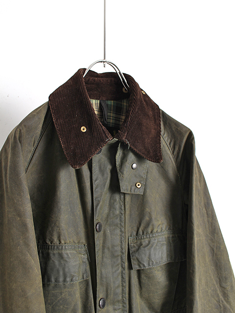 Barbour BEDALE Sage サイズ34 旧3ワラント 4ポケット バブアー ビデイル セージ