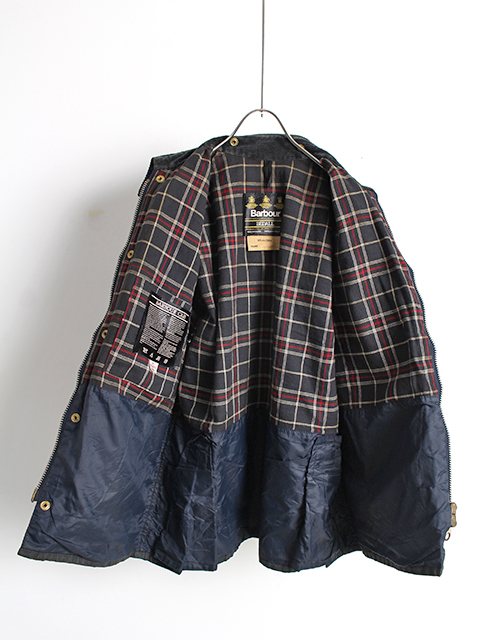 Barbour 4pocket BEDALE Navy サイズC38 旧3ワラント バブアー 4ポケット ビデイル ネイビー