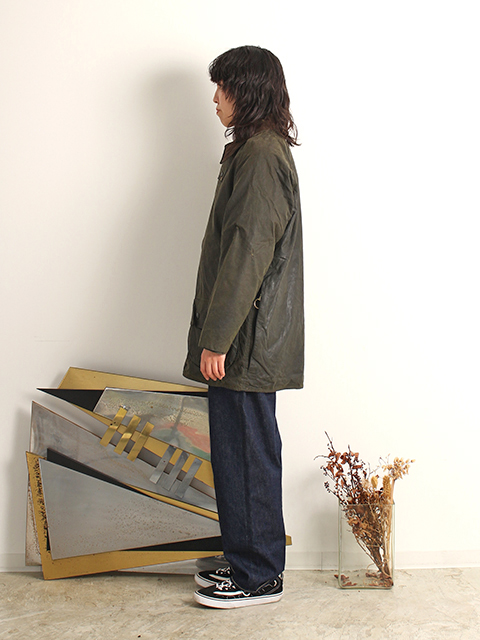 6.REPROOF BARBOUR BEAUFORT OLIVE-38 バブアービューフォートオリーブ38