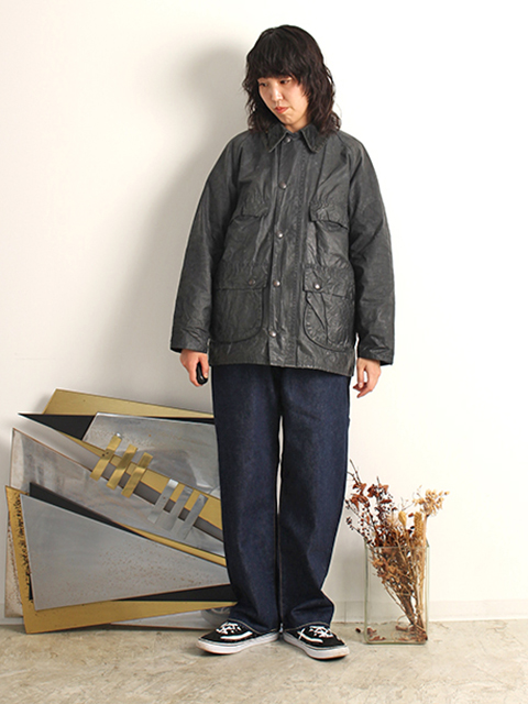 1.REPROOF BARBOUR 4POCKET BEDALE NAVY-38 バブアー4つポケビデイルネイビー