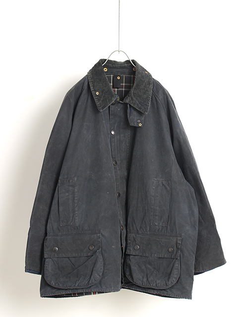 VINTAGE BARBOUR BEAUFORT-NAVY 50 ヴィンテージバブアービューフォート-ネイビー50