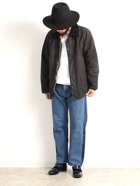 VINTAGE BARBOUR BEDALE-BLACK 40-OIKOS 毎日を楽しく豊かにする洋服