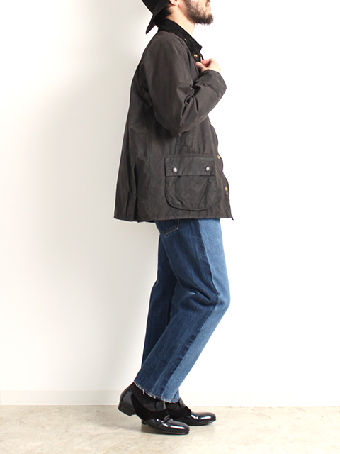 VINTAGE BARBOUR BEDALE-BLACK 40-OIKOS 毎日を楽しく豊かにする洋服