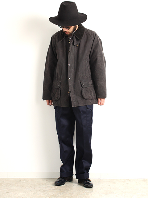 VINTAGE BARBOUR BEDALE-BLACK 44 ヴィンテージバブアービデイル-ブラック44