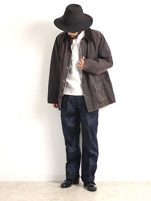 VINTAGE BARBOUR BEDALE-BLACK 46-OIKOS 毎日を楽しく豊かにする洋服