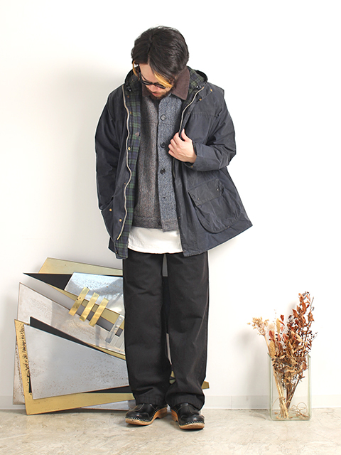 3WARRANT BARBOUR DURHAM-NAVY 40 3ワラントバブアーダラムネイビー40