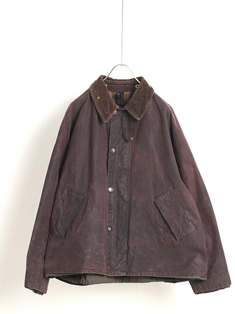 VINTAGE BARBOUR TRANSPORT JACKET-RUSTIC 44 ヴィンテージバブアートランスポートジャケット-ワイン44