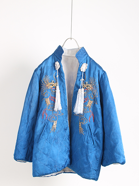 USED 70s VINTAGE QUILTING CHINA JACKET-OIKOS 毎日を楽しく豊かに ...