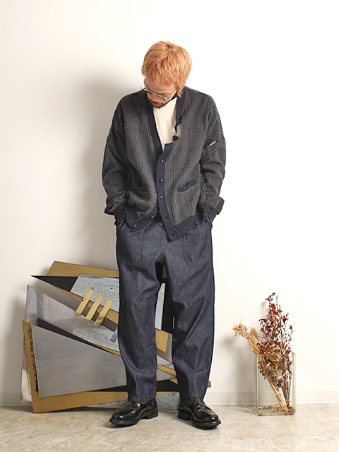 6OZ DENIM TAGOSAKU PANTS-TIGRE BROCANTE-OIKOS 毎日を楽しく豊かに 