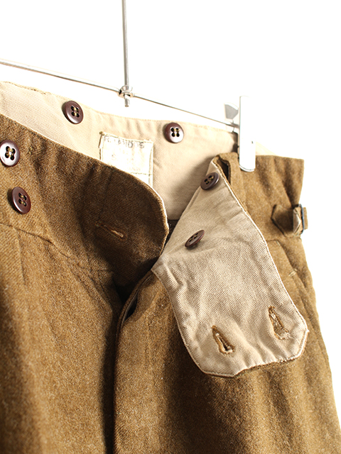 50s AUSTRALIAN ARMY WOOL BATTLE DRESS TROUSERS -OIKOS 毎日を楽しく