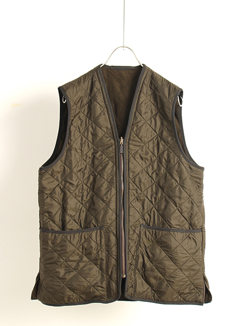 BARBOUR QUILTING VEST OLIVE -毎日を楽しく豊かにする洋服・雑貨を