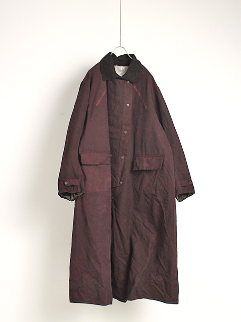 BARBOUR × BACKHOUSE STOCKMAN'S COAT BLACK DYE-B-OIKOS 毎日を楽しく 