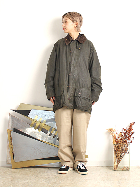 REPROOF BARBOUR-BEAUFORT OLIVE C44-OIKOS 毎日を楽しく豊かにする 