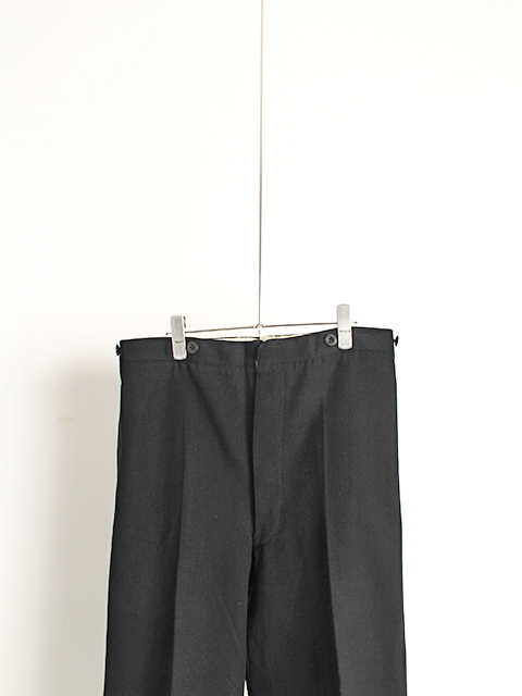 USED】40s? JAPAN VINTAGE BLACK WOOL SAILOR PANTS-OIKOS 毎日を