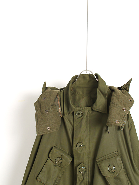 USED】90s CANADIAN ARMY ECW COMBAT PARKA WITH HOOD TYPE-B-OIKOS 