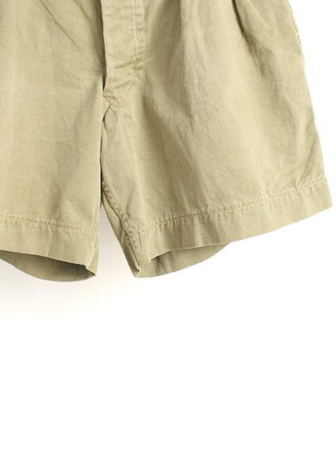 【USED】40s CANADIAN ARMY DRILL SHORTS 46年製カナダ軍ドリルショートパンツ