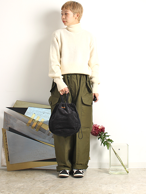 コーデュロイペイシェントバッグNAPRON