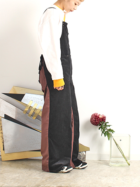 CORDUROY SALOPETTE APRON NAPRON-OIKOS 毎日を楽しく豊かにする洋服 