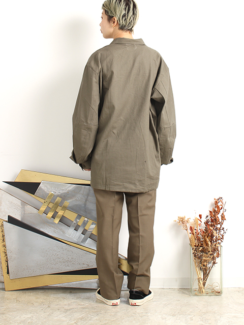 80s CZECH ARMY WORK JACKET GRAY OLIVE 80年代チェコ軍ワーク