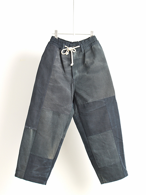 DUCK REMAKE WIDE EASY PANTS yoused ダックリメイクパッチワークワイドイージーパンツ