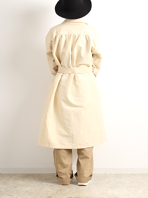 FRENCH ARMY HOSPITAL LINEN COAT-OIKOS 毎日を楽しく豊かにする洋服 ...