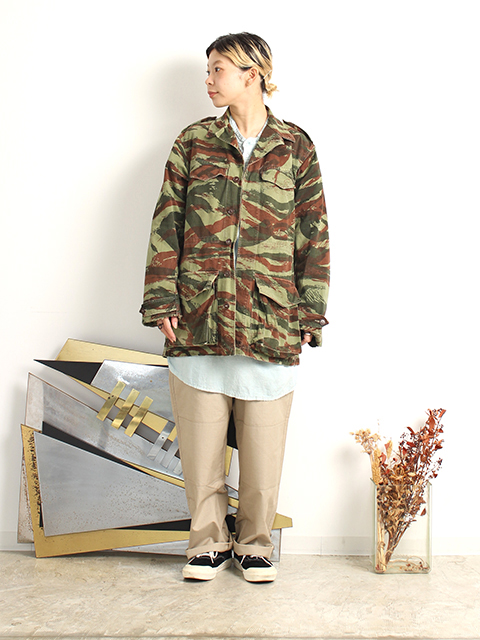 【USED】FRENCH ARMY M-47 JKT LIZARD CAMOUFLAGE フランス軍M47ジャケットリザードカモ